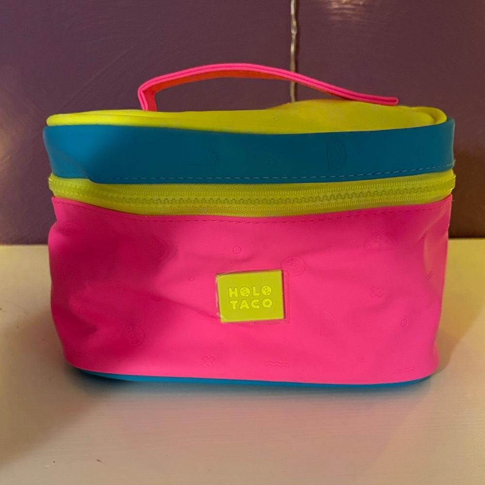 Pink and Blue Holo Taco Nail Polish Bag